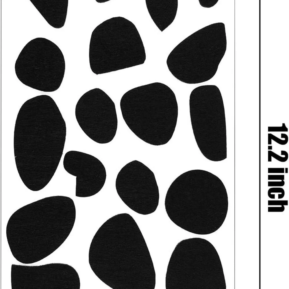Adhesive Felt Pads Dalmatian Halloween DIY Costume Party Black 20 Sheets 400 Pad